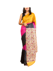 Pure Tussar Silk print saree