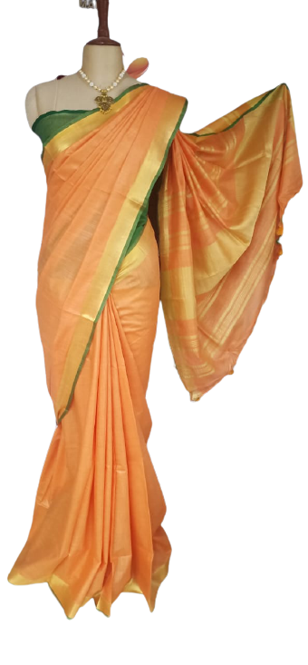 Khadi Linen Saree SILK ZONE