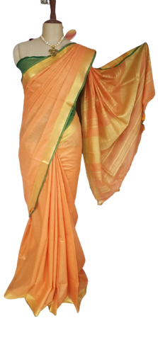 Khadi Linen Saree SILK ZONE