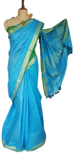 Khadi Linen Saree SILK ZONE