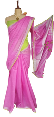 Khadi Linen Saree SILK ZONE