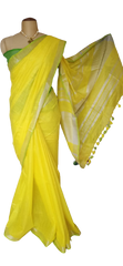 Khadi Linen Saree SILK ZONE