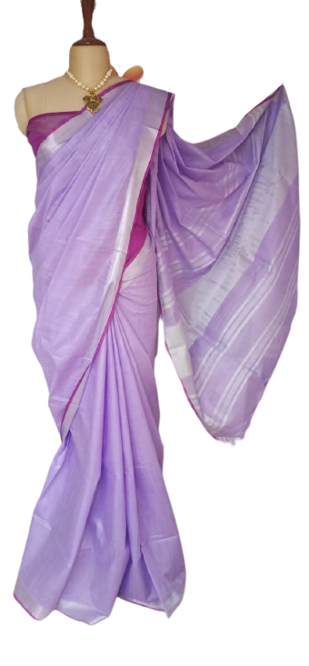 Khadi Linen Saree SILK ZONE