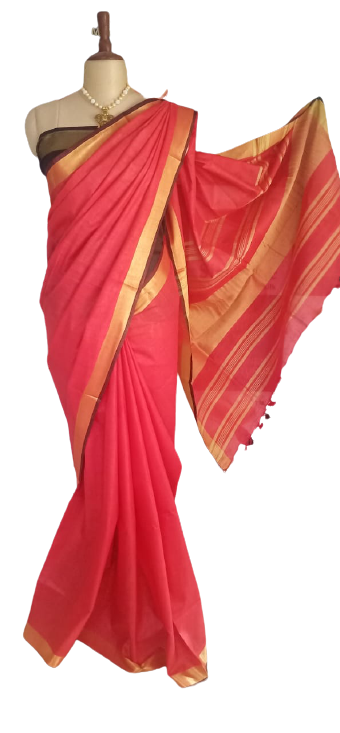 Khadi Linen Saree SILK ZONE