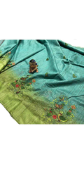 Waswara Handloom Embroidery Saree M J HANDLOOM
