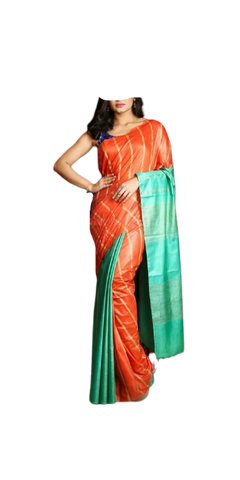 Soft SilK Stripes Saree With Exclusive Offer Buy 1 and Get 1 free SILK ZONE