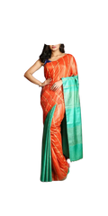 Soft SilK Stripes Saree With Exclusive Offer Buy 1 and Get 1 free SILK ZONE