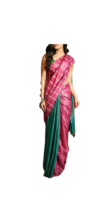 Soft Silk Stripes Saree  With Exclusive Offer Buy 1 and Get 1 free M J HANDLOOM