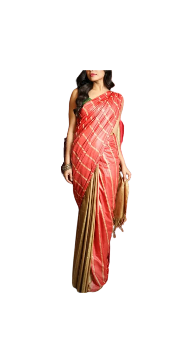 Soft Silk Stripes Saree  With Exclusive Offer Buy 1 and Get 1 free M J HANDLOOM
