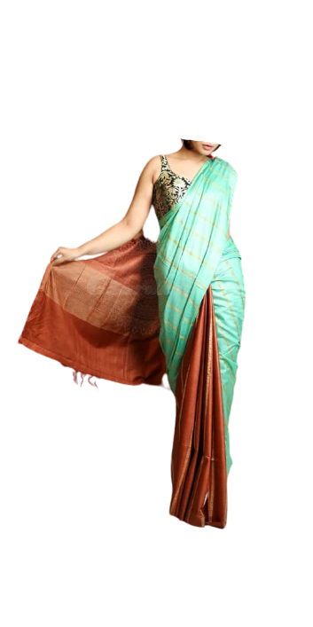 Soft Silk Stripes Saree  With Exclusive Offer Buy 1 and Get 1 free SILK ZONE