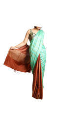 Soft Silk Stripes Saree  With Exclusive Offer Buy 1 and Get 1 free SILK ZONE