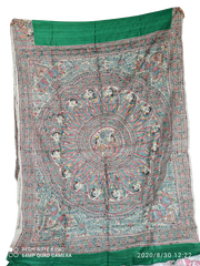 TUSSAR SILK PRINT SAREE