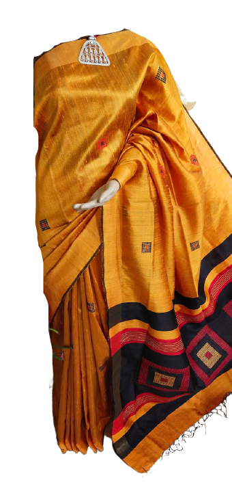 Tussar Dupion Silk Saree SILK ZONE