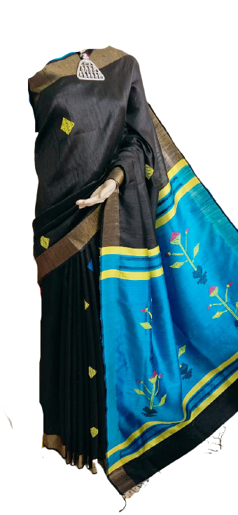 Tussar Dupion Silk Saree SILK ZONE
