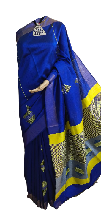 Tussar Dupion Silk Saree SILK ZONE