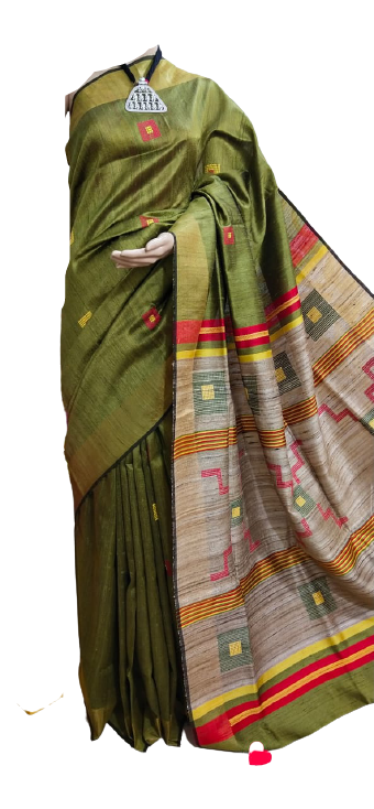 Tussar Dupion Silk Saree SILK ZONE