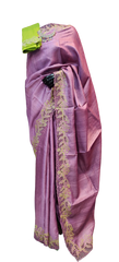 Tussar Silk Hand Embroidery Cutwork SILKZONE