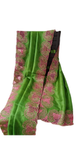 Tussar Silk Hand Embroidery Cutwork SILKZONE