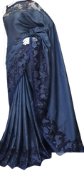 Tussar Silk Hand Embroidery Cutwork SILKZONE