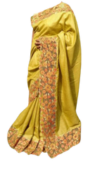 Tussar Silk Hand Embroidery Cutwork SILKZONE