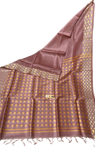 Organza Linen Cutwork Saree M J HANDLOOMS