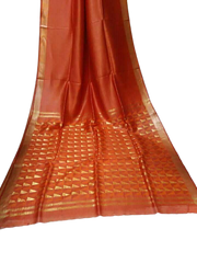 Organza Linen Cutwork Saree M J HANDLOOMS