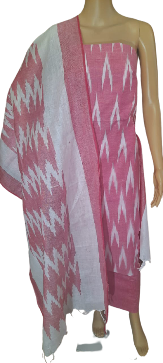 Ikkat Cotton Suit M J HANDLOOMS