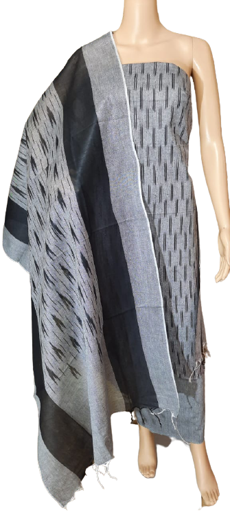Ikkat Cotton Suit M J HANDLOOMS