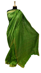 Tussar Munga Silk Zari Butta Saree HIND SILK
