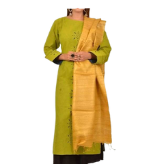 Mulberry Ghicha Silk Dupatta SABIR