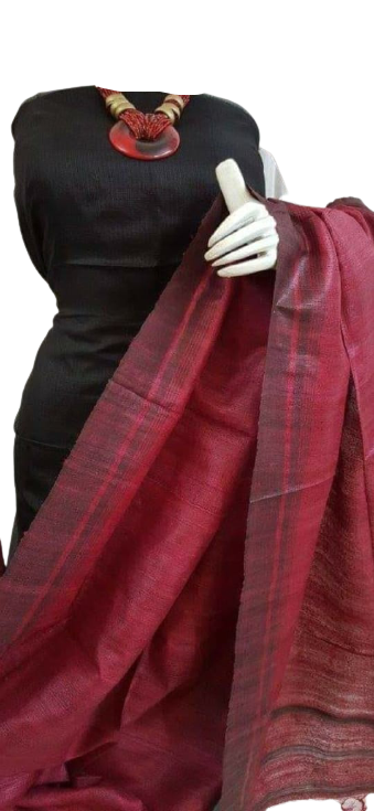 Tussar Ghicha Silk Dupatta SADAF