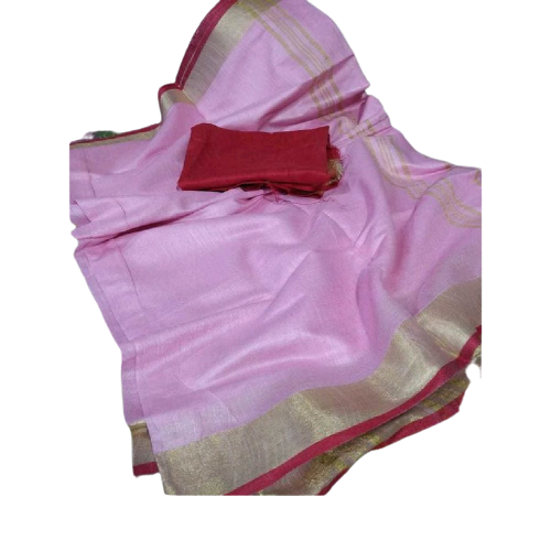 Khadi Linen Saree M J HANDLOOM