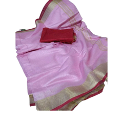 Khadi Linen Saree M J HANDLOOM