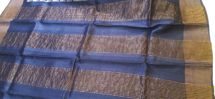 Pure Tussar Silk print saree