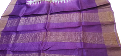 Pure Tussar Silk print saree