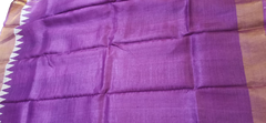 Pure Tussar Silk print saree