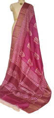 Pure Tussar Silk print saree