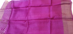 Pure Tussar Silk print saree
