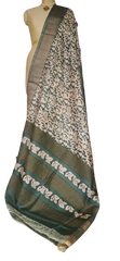 Pure Tussar Silk print saree