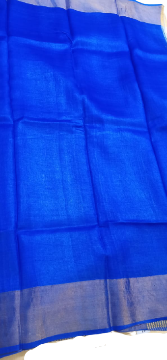 Pure Tussar Silk print saree