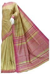 Pure Tussar Ghicha Silk Saree SILK ZONE