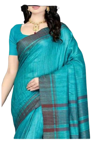 Pure Tussar Ghicha Silk Saree SILK ZONE