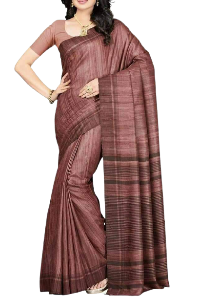 Pure Tussar Ghicha Silk Saree SILK ZONE