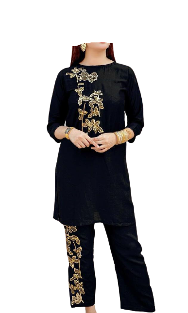 PREMIUM RAYON EMBROIDERY KURTI with PALAZZO SHREE