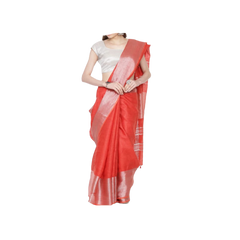 Pure Handloom Linen Saree SILK ZONE