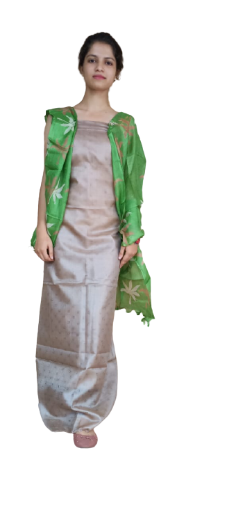 Tussar Silk Print Dupatta BASU