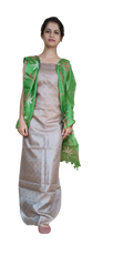 Tussar Silk Print Dupatta BASU