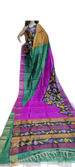 Pure Tussar Silk print saree