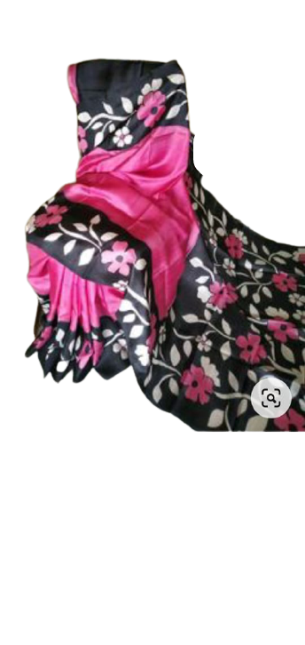 Bishnupuri Silk Hand Painting Saree PLASH