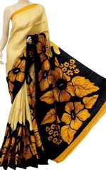 Bishnupuri Silk Hand Painting Saree PLASH